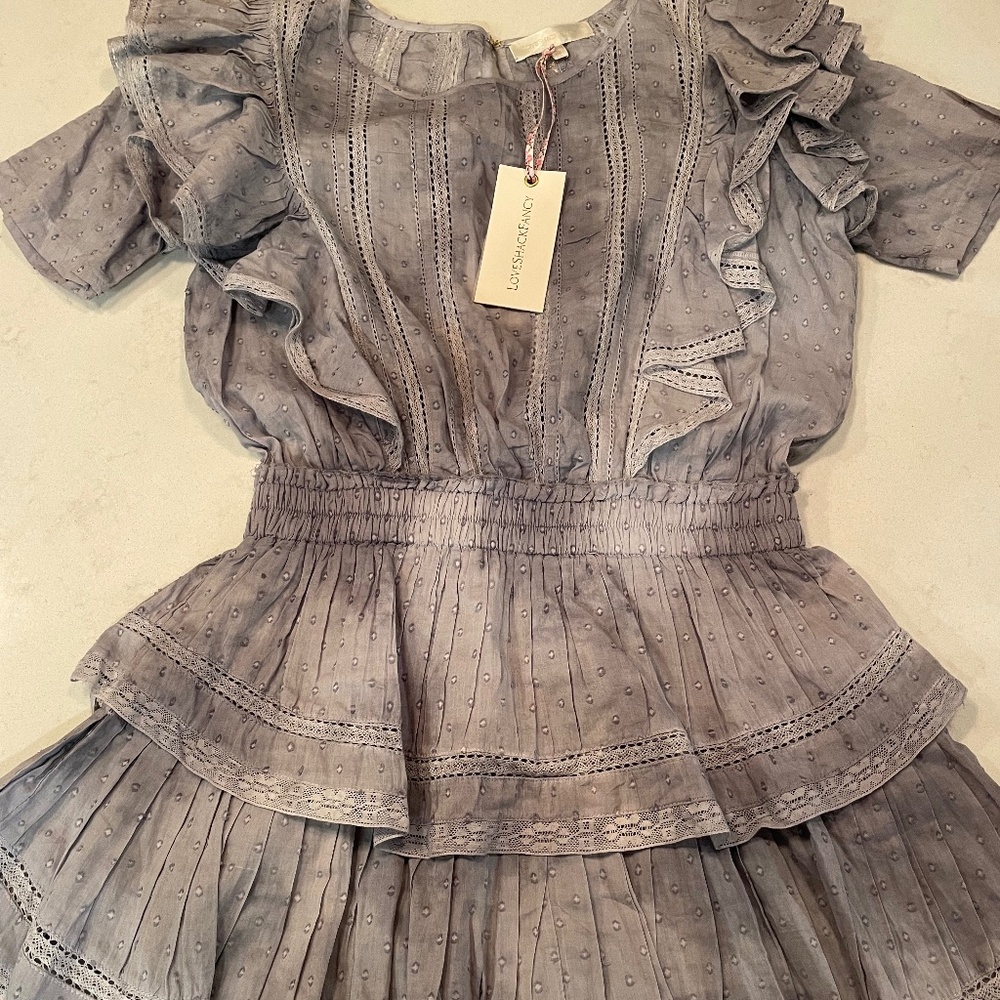 BRAND NEW LoveShackFancy Natasha Mini Dress